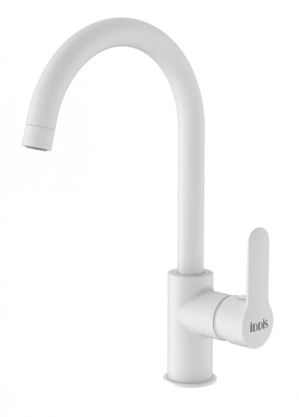 Смеситель для кухни IDDIS Cuba белый CU6WTJ0i05 (детальная фотография)