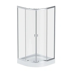 Душевой уголок Am.Pm X-Joy 90x90 см с поддоном, профиль хром