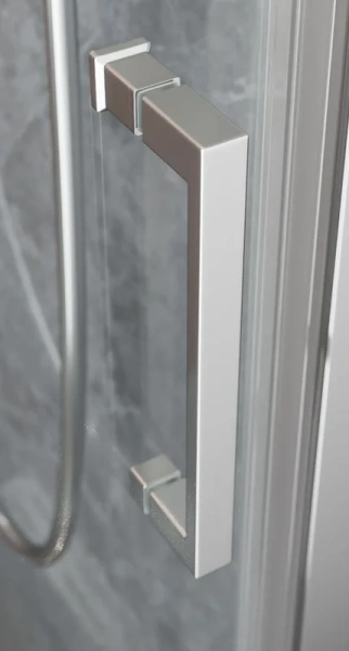 Душевая дверь в нишу Cezares Molveno 90 см с прозрачным стеклом MOLVENO-BA-1-90-C-Cr-IV (детальная фотография), 90 см