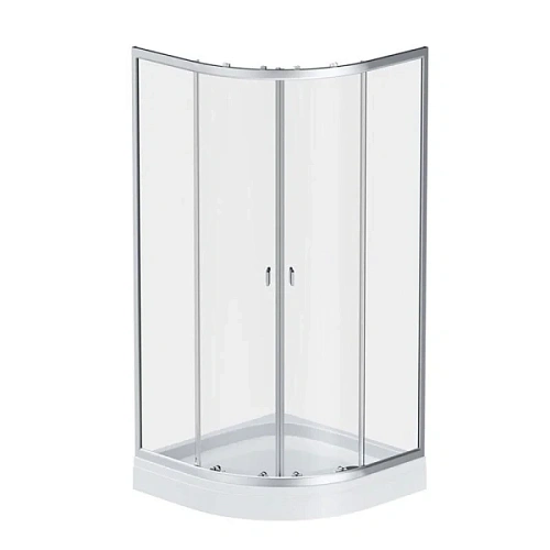 Душевой уголок Am.Pm X-Joy 90x90 см с поддоном, профиль хром - фото 2