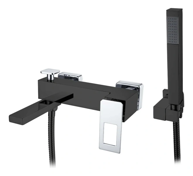 Смеситель для ванны Boheme Q 143 с душем (детальная фотография)