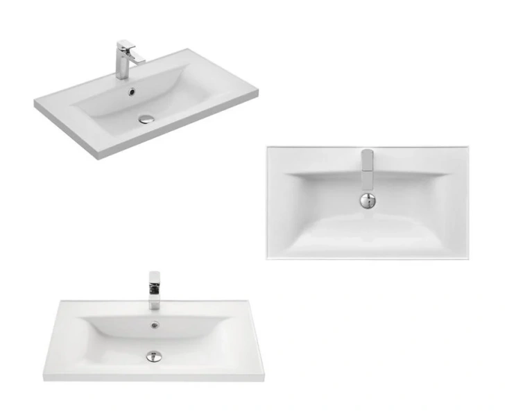 Раковина мебельная Акватон Айрис 120 см литой мрамор 1A729631AG010 (детальная фотография), со столешницей из искусственного камня index_1