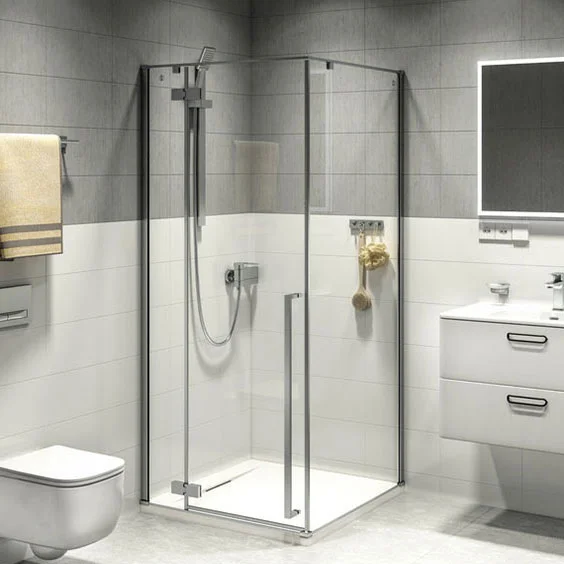 Душевой уголок IDDIS Slide 90х90 см глянцевый алюминиевый профиль SLI6GS0i23 (детальная фотография)