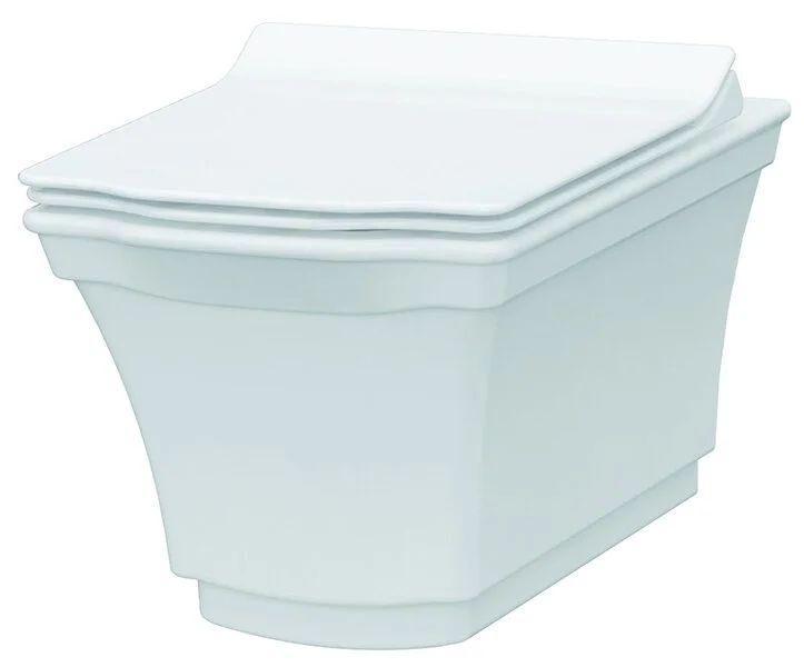 Унитаз подвесной Boheme Hermitage без узора 951 (детальная фотография)