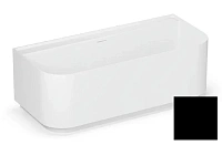 Ванна из искусственного камня Belux Атланта ВА-1700, 4810924288912, 170 x 75 см, с подставкой, черный