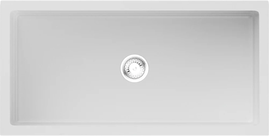 Мойка для кухни Omoikiri Mikura 91-WH Glossy 91 см белая глянцевая 4993260 (детальная фотография)