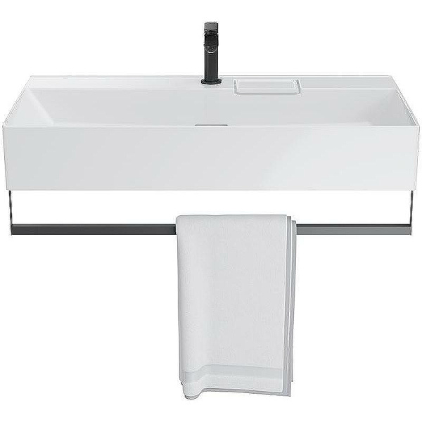 Раковина Kerama Marazzi Logica 90 см белая LO.wb.90.1 (детальная фотография), современные, hi-tech