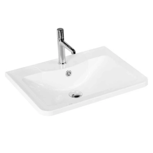 Раковина мебельная BelBagno 70 см из литьевого мрамора BB700/455-LV-MR-ALR (детальная фотография)