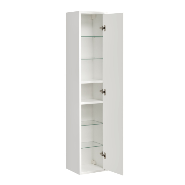 Шкаф-пенал подвесной Акватон Римини 35 см белый глянец 1A232703RN010 (детальная фотография), в наличии