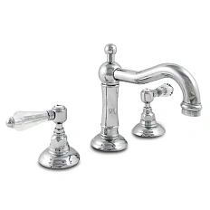 Смеситель для раковины, античное золото, Nicolazzi Half Dome Crystal