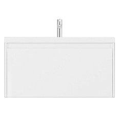 Тумба под раковину подвесная Velvex Klaufs 88 см белая