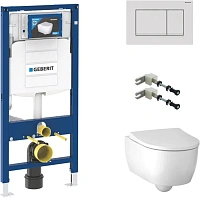 Унитаз с инсталляцией Geberit iCon сиденье микролифт