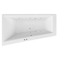 Ванна гидромассажная Excellent Sfera Soft 170 x 100 см, левая, белый/хром, WAEX.SFL17.SOFT.CR