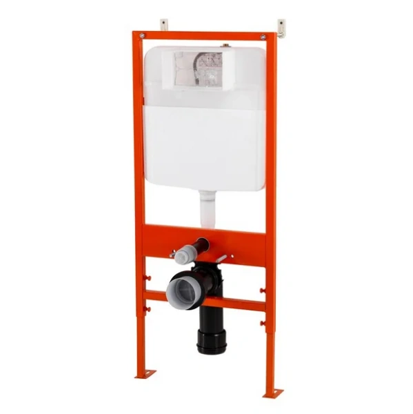 Инсталляция для унитаза BelBagno кнопка хром BB026/BB081CR (детальная фотография), по запросу