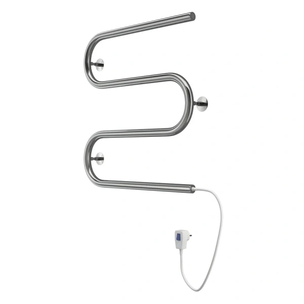 Полотенцесушитель электрический Terminus M-образный 500x500 нержавеющая сталь 4620768883910 (детальная фотография), хром