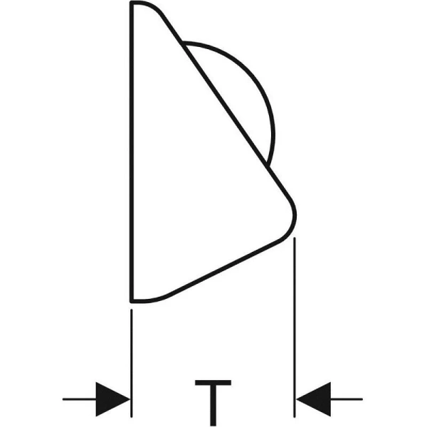 Пневмопедаль управления смывом унитаза Geberit 115.918.00.1 (детальная фотография), пластиковые