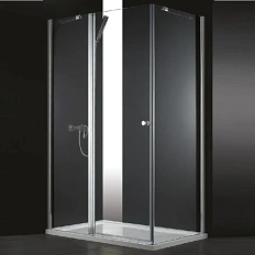 Душевой уголок Cezares Elena 100x90 см стекло прозрачное