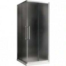 Душевой уголок Abber Schwarzer Diamant 90x90 см стекло матовое