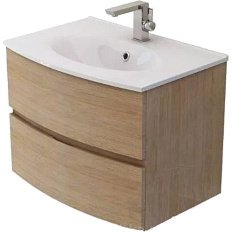 Тумба под раковину подвесная Cezares Dalila 75 см rovere tabacco