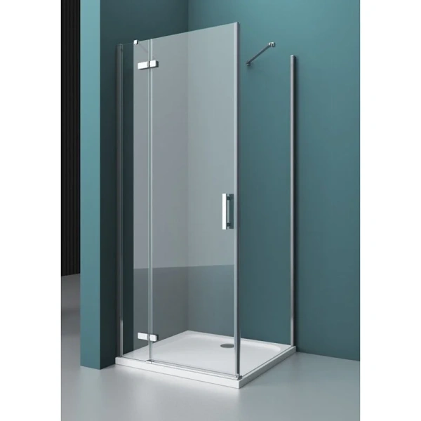 Душевой уголок BelBagno Kraft 90х100 см правый KRAFT-AH-12-90/100-C-Cr-R (детальная фотография)