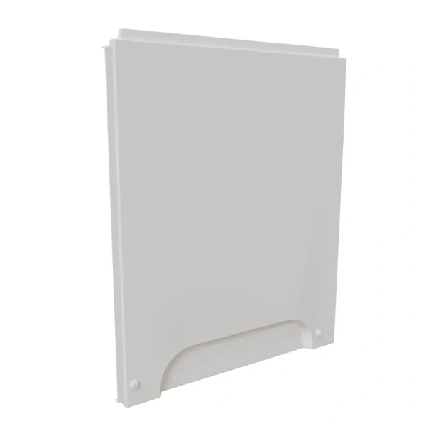 Акриловая ванна Радомир Арчи 1-01-0-0-1-341, 120 х 70 см, каркас, слив, фронтальный экран, полотенцедержатель в комплекте, белая (детальная фотография), приставные, встраиваемые