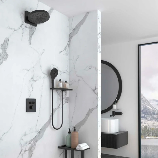 Душевой комплект Vincea Inspire черный VSFW-3I21MT1RMB (детальная фотография), душевые комплекты, наборы