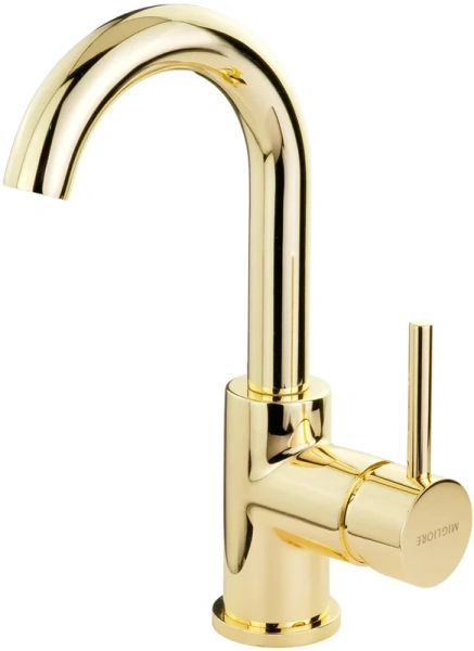 Смеситель для раковины Migliore Fortis золото 31541 (детальная фотография), для раковины