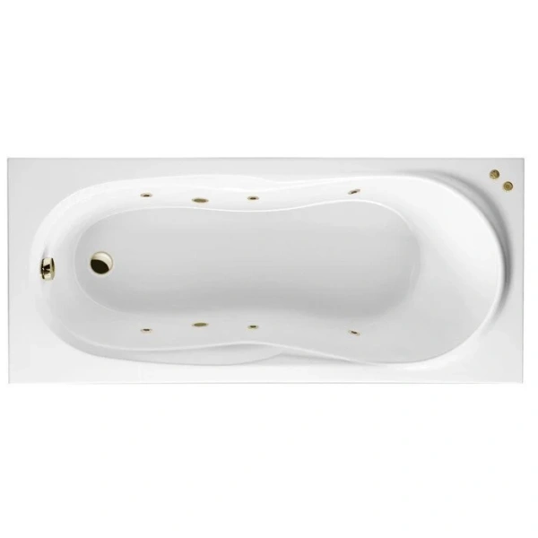 Ванна гидромассажная Excellent Sekwana Soft 170 x 75 см, белый/бронза, WAEX.SEK17.SOFT.BR (детальная фотография)