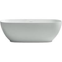 Ванна отдельностоящая из искусственного камня, белая глянцевая, Artceram Hoop
