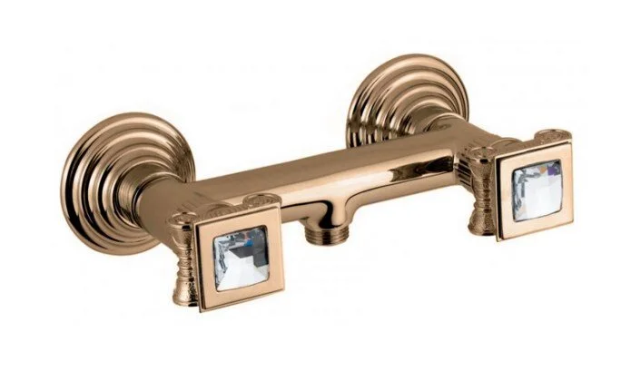 Смеситель для душа Cezares Olimp бронза, ручки Swarovski OLIMP-DS-02-Sw (детальная фотография)