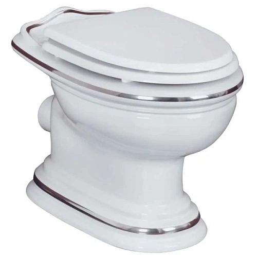 Унитаз напольный Migliore Milady декор D2/PL - фото 2