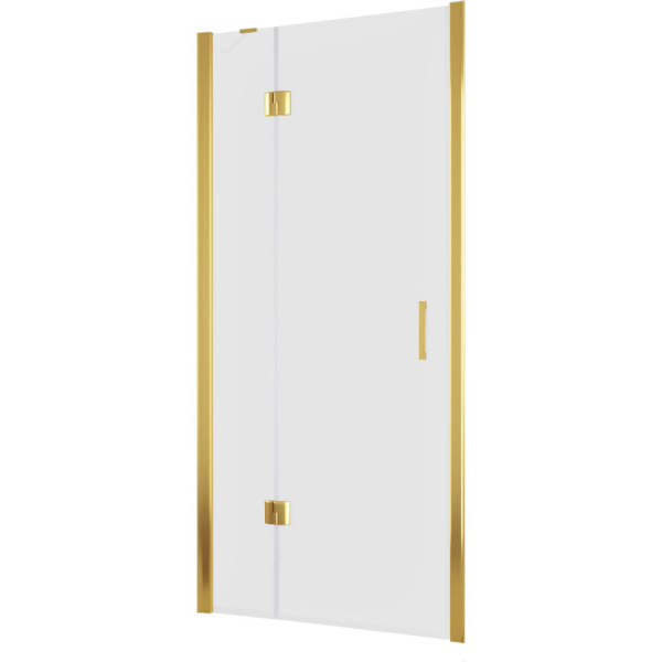 Душевая дверь профиль золотой стекло сатин Vegas-glass AFP TUR NOVO 110 09 10 L (детальная фотография)