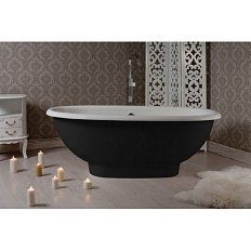 Ванна, цвет чёрно-белый, Romance Collections Camelot
