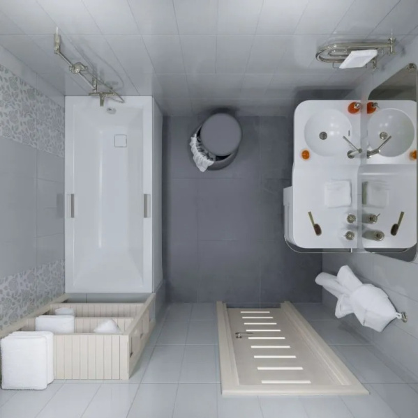 Ванна акриловая Triton Алекса 170х75 см на каркасе Щ0000049498 (детальная фотография), современныe, hi-tech