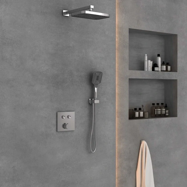 Душевой комплект Vincea VSFW-4211 двухрежимный (детальная фотография), душевые комплекты, наборы