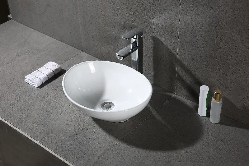 Раковина Grossman 41 см белая GR-3018 (детальная фотография), белые