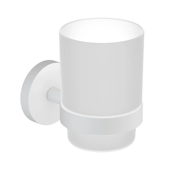 Стакан для ванной Timo Saona белый матовый 13031/16 (детальная фотография)