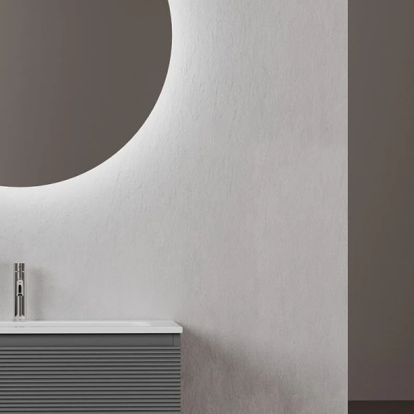 Тумба под раковину подвесная Sancos Folk 80 см ergraut soft FL80ES (детальная фотография), окрашенные