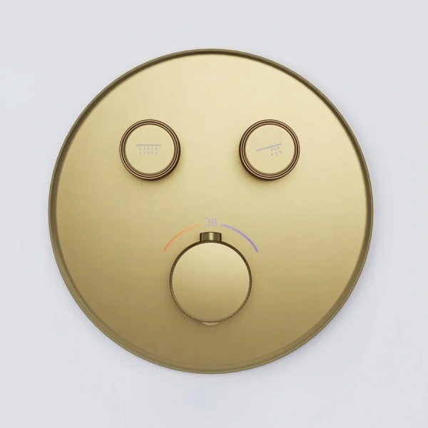 Душевой комплект Sancos Space брашированное золото SC3006BG (детальная фотография), в наличии