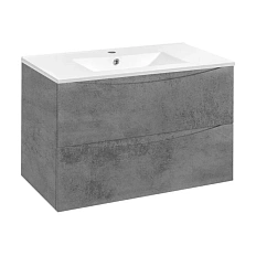 Тумба под раковину подвесная Vincea Mia 90 см бетон