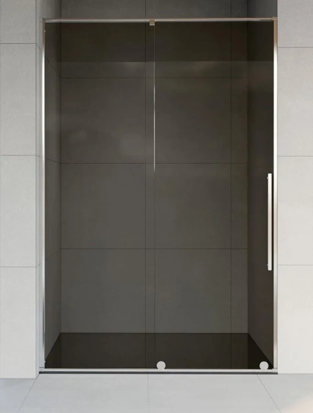 Душевая дверь в нишу Vincea Arno 120 см стекло тонированное VPS-1A120CG (детальная фотография)