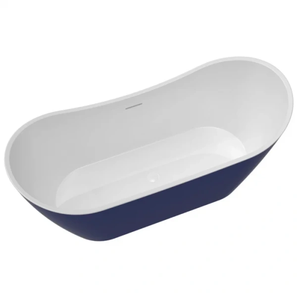 Ванна акриловая Delice Provanse 170х80 см синяя матовая DLR440102Bu (детальная фотография), современныe, hi-tech