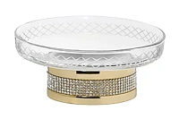 Мыльница Boheme Royal Cristal золото
