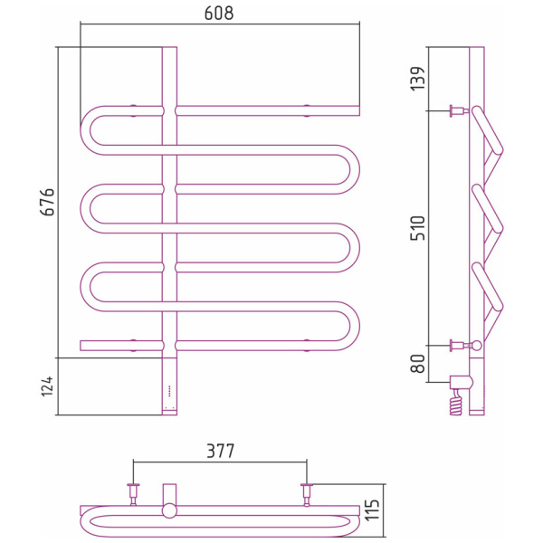 Схема (детальная фотография), белыe