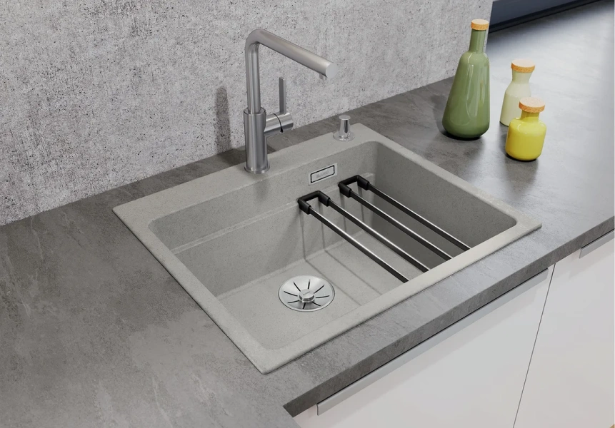 Смеситель для кухни Blanco Lanora нержавеющая сталь 523122 (детальная фотография), другие