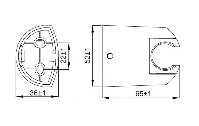 Держатель душевой лейки IDDIS настенный 020CP00i53 (детальная фотография), в наличии