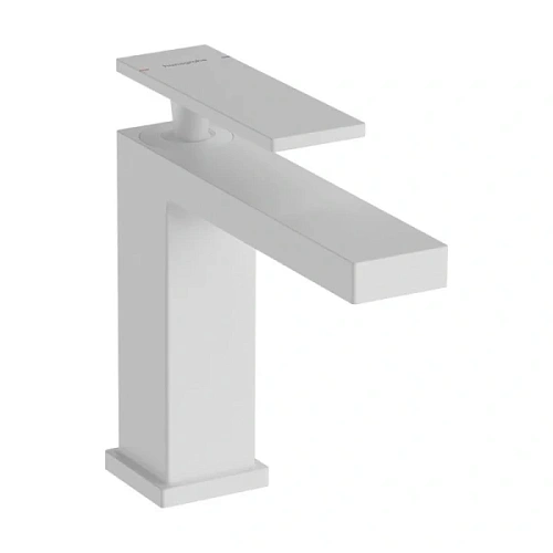 Смеситель для раковины Hansgrohe Tecturis E матовый белый - фото 3