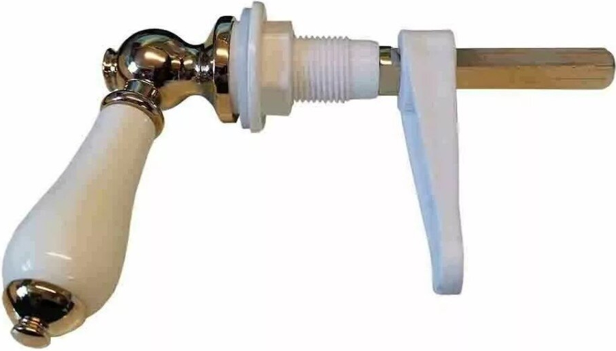 Ручка управления слива бачка Devon & Devon золото IBLEVADX/OT (детальная фотография), в наличии