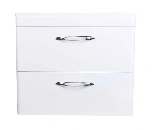 Тумба под раковину подвесная Style Line Каре 70 см белая - фото 1