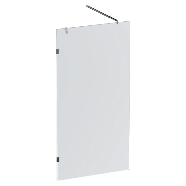 Душевая перегородка Am.Pm X-Joy 100 см профиль матовый хром W94UWI-100-F1-MTE (детальная фотография)